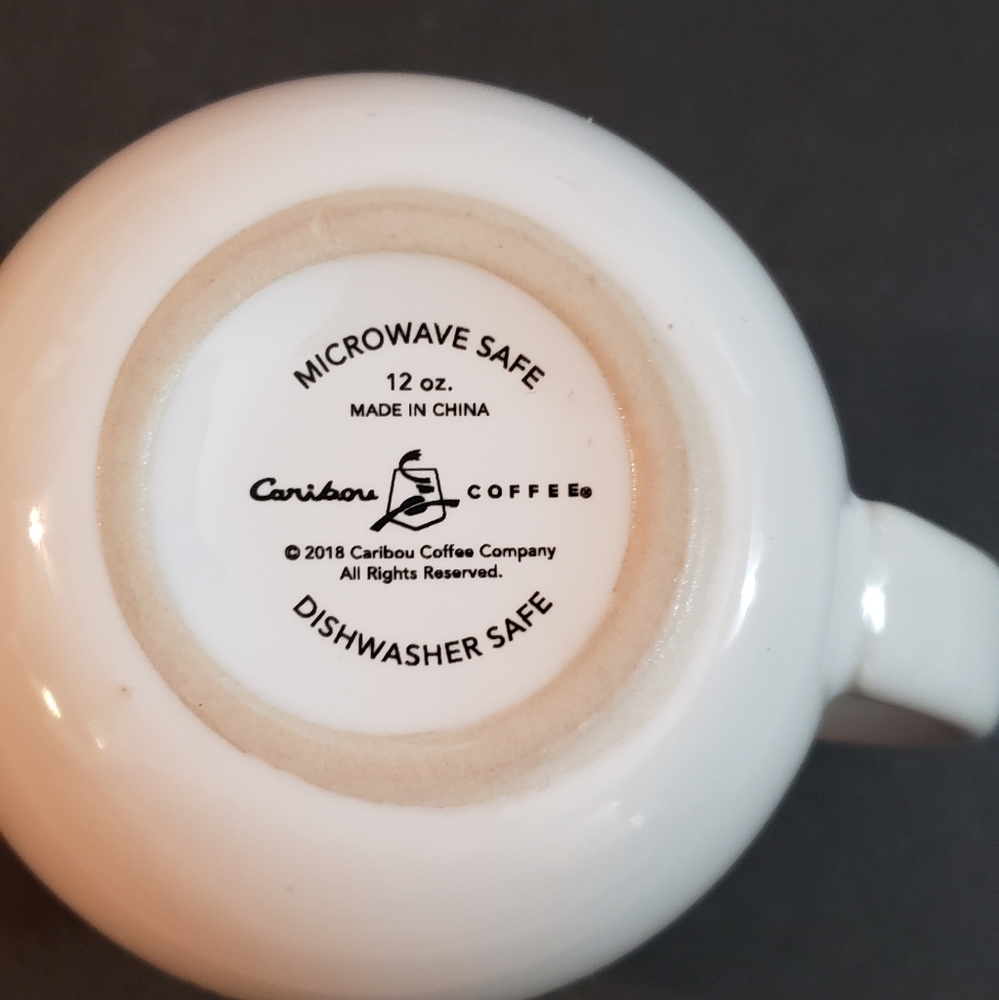 Caribou Coffee Mistletoe Kisses Mug 2018 - Picture 7 of 10